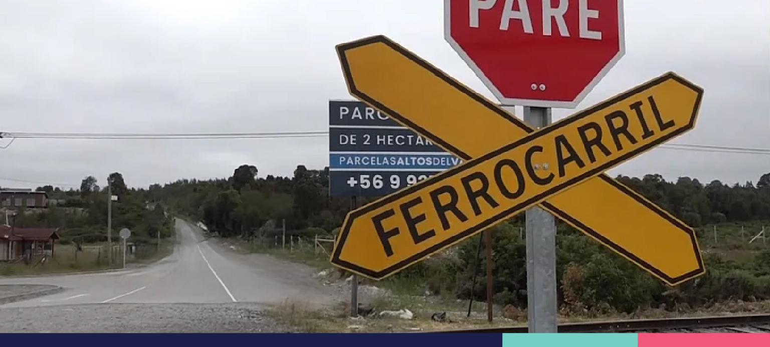 Imagen - CGR advierte potencial riesgo de accidentes en cruces ferroviarios del tramo Llanquihue-Puerto Montt